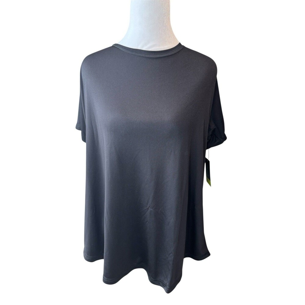 NWT Tek Gear Women’s Short Sleeve Black Active T-shirt  XXL